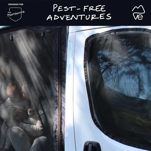 Miniatura 3 de VanEssential Rejillas Protectoras de Puertas Delanteras (Par) Diseñadas para Ram Promaster Van