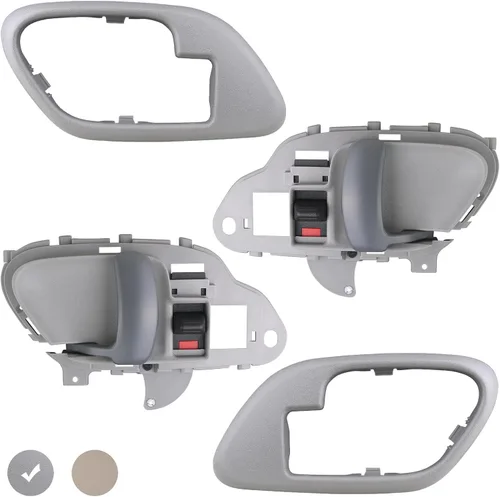 Miniatura 6 de APPERFiT Manija de puerta interior con kit de bisel (azul) Compatible con 1995-2002 Chevy Chevrolet GMC Truck C1500 C2500 C3500 K1500 K2500 K3500