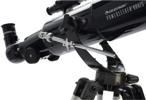 Miniatura 3 de Celestron - Telescopio PowerSeeker 80AZS - Telescopio manual Alt-Azimuth para principiantes - Compacto y portátil - Paquete de software