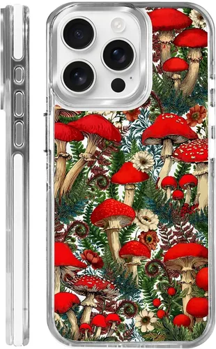 Miniatura 75 de Funda para iPhone 13/14 [compatible con Magsafe], funda magnética transparente de silicona a prueba de golpes con patrón de versículos de la Biblia