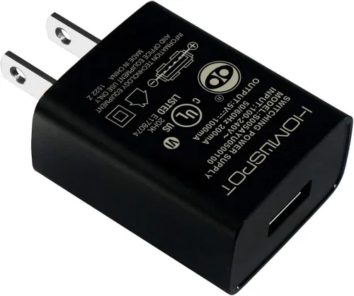 Miniatura 2 de Cargador de pared USB universal US 5V1A con certificación UL, enchufe en la puerta, adaptador de CA para viajes, oficina, uso doméstico, paquete de 2