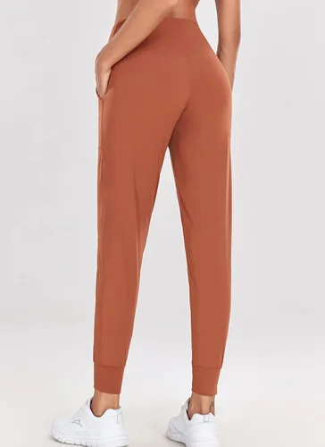 Miniatura 42 de Oalka - Pantalones deportivos para mujer, con cintura alta y bolsillos, para hacer deporte, yoga y entrenar