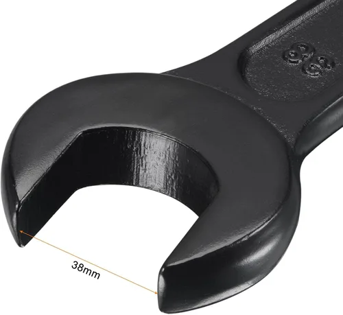 Miniatura 3 de uxcell Llave de golpe de extremo abierto de 1.496 in, herramienta de mano de llave de cabeza única de acero de alta resistencia