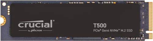 Crucial SSD T500 PCIe Gen4 NVMe de 500 GB, hasta 7,200 MB/s, TLC NAND, compatible con portátiles y computadoras de escritorio (PC), para creativos y