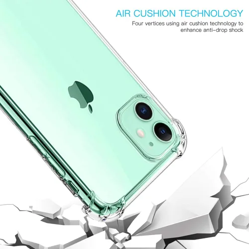 Miniatura 3 de Funda transparente para iPhone 11 con protector de pantalla Paquete 2 en 1 Doble protección – Incluye 2 protectores de vidrio templado de dureza