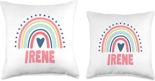 Miniatura 3 de Idea Regalo Personalizzata con Nome Gifts Idea Irene Name Custom Woman Myth Legend - Almohada para fiesta de cumpleaños, 18 x 18 pulgadas, multicolor