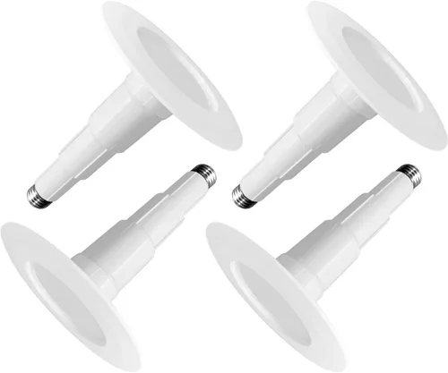 Miniatura 8 de Jolux Luz LED ajustable de 4 pulgadas 5CCT para remodelación, 2700K-5000K CCT seleccionable, 6W = 40W 500LM, base E26 regulable, borde biselado