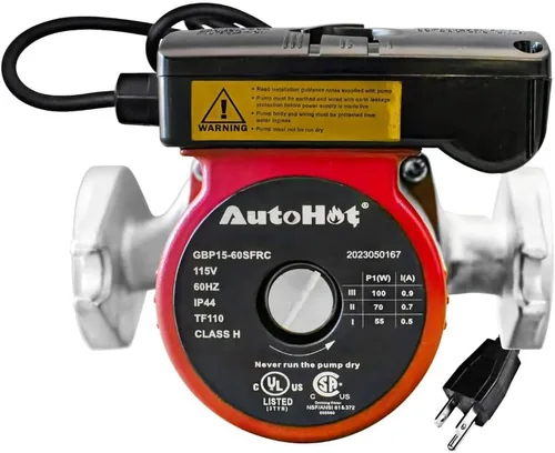 Miniatura 4 de AUTOHOT Sistema de bomba de recirculación de agua caliente a pedido DR055A-USK - Fácil instalación, certificado UL y NSF61. Ahorra agua y energía
