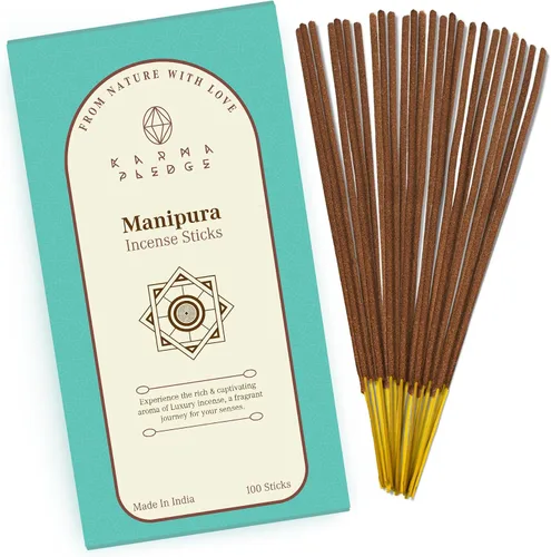 Miniatura 28 de Bakhoor - Varitas de incienso orgánicas sumergidas a mano, 100 varillas con hierbas naturales e ingredientes aromáticos, tiempo de combustión de 45