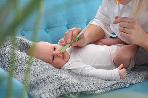 Miniatura 6 de Nosies - Aspirador nasal para bebés recién nacidos (0-6 meses) con 20 filtros de higiene, aspirador más pequeño, ideal para aliviar la congestión