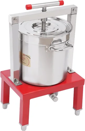 Miniatura 14 de Fruit Wine Press 2.6 Gallon Manual Grape Presser for Wine Juice Making DIY Large Fruit Honey Presser Apple Cider Grape Juice Press Extractor