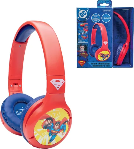 Miniatura 6 de LEXiBOOK - Auriculares inalámbricos recargables 2 en 1 con luces - Sonido estéreo, inalámbrico con cable, plegable, ajustable, luces LED - HPBTKT