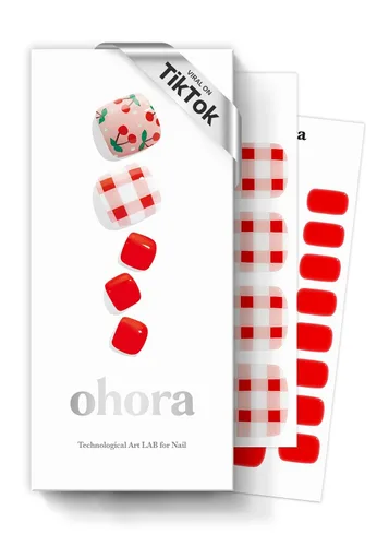 Miniatura 12 de ohora Tiras de uñas de gel semicuradas (N Snatched), azul, estampadas, funcionan con cualquier lámpara UV/LED, calidad de salón, larga duración, N