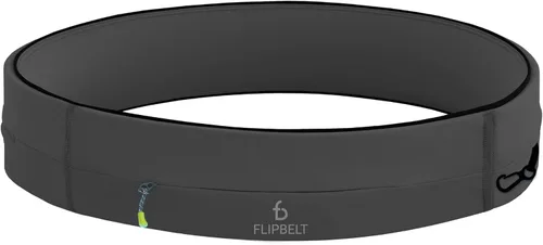 Miniatura 14 de FlipBelt Cinturón para correr con cremallera, riñonera para fitness y correr, empresa estadounidense Negro