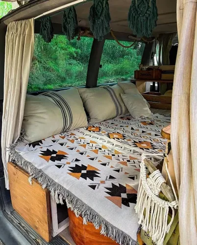 Miniatura 5 de Hopstar - Manta suelta azteca Navajo mantas indias y cobijas Boho decoración occidental cobija de sofá para cama, sofá, sala de estar, playa