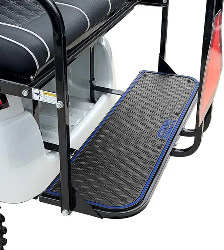 Miniatura 9 de Xtreme Mats - Tapete para carrito de golf para escalones de reposapiés orientados hacia atrás y kits de asiento trasero, forro de goma para Genesis