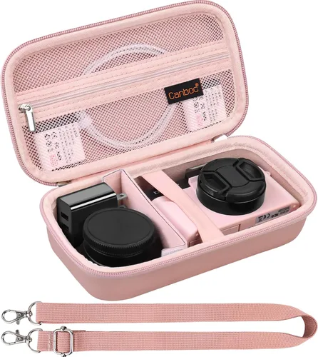 Miniatura 10 de Canboc Funda para cámara digital 4K para Femivo/IWEUKJLO/VETEK/VJIANGER 4K 48MP Vlogging para fotografía y video, bolsa para cámara de vlog