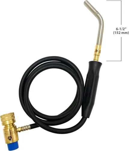 Miniatura 6 de Appli Parts APHT-3W Soplete de Mano de Una Hornilla con Manguera de 5 pies y Mango para Soldadura, Soldadura Fuerte y Soldadura con Latón