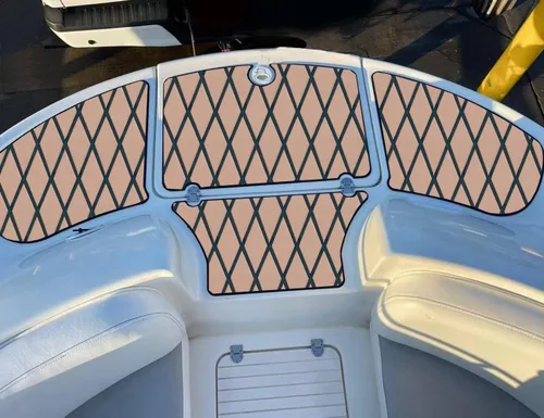 Miniatura 106 de Suelo de Barco de Espuma EVA Cubierta Marina Antideslizante Autoadhesivo para Lancha Motora Barco de Pesca RV Yate Kayak Piscina gris oscuro y azul.