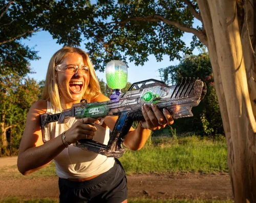 Miniatura 5 de Gel Blaster Surge XL 2 con Activador de Brillo Starfire Integrado – Juguete GelBlaster Mejorado con Rango de Más de 150 Pies – Munición de Perlas