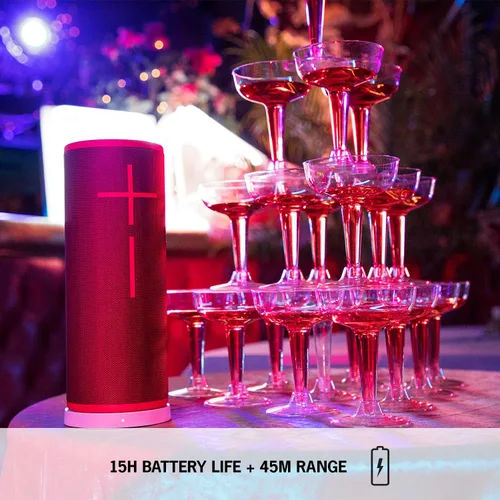 Miniatura 7 de Ultimate Ears Boom 3 - Bocina Bluetooth inalámbrica, sonido audaz + graves profundos, Bluetooth, botón mágico, resistente al agua, batería de 15