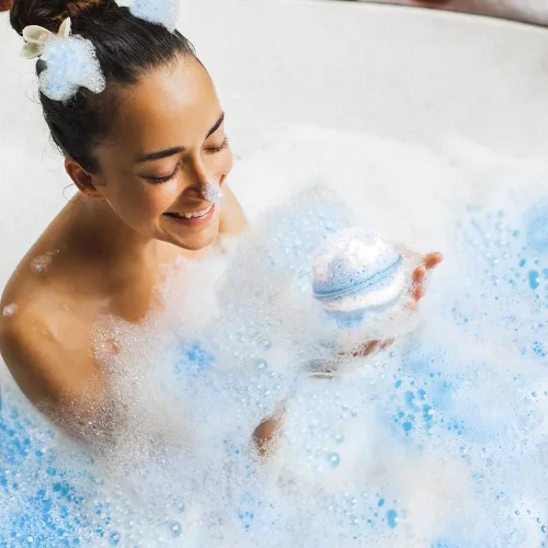 Miniatura 4 de Ivy & Bauble Bombas de baño hechas a mano con anillo sorpresa en el interior para mujer, aroma fresco, fabricadas en Estados Unidos, fabricadas sin