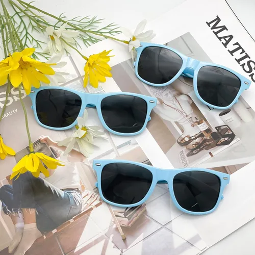 Miniatura 129 de Suministros para regalos de fiesta de colores neón Paquete de 8 gafas de sol unisex