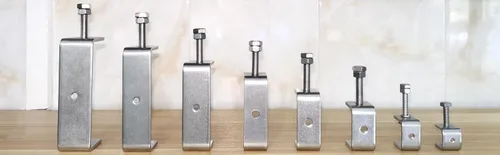 Miniatura 8 de Abrazaderas C de acero inoxidable de 3.8 pulgadas para montaje, abrazadera en U de metal resistente para trabajo de metal, abrazadera de escritorio