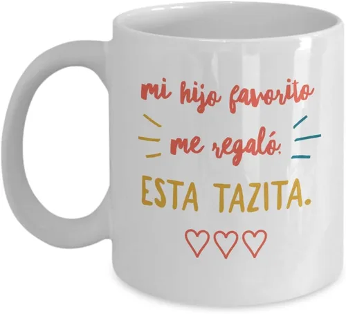 Regalo para Mama Vaso, taza de café divertidas, tazas personalizadas, taza de café inspiradoras, taza con mensajes positivos. Blanco