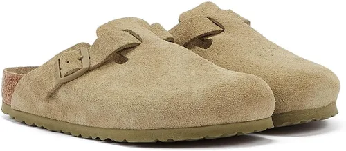Miniatura 8 de Birkenstock Zuecos de gamuza Boston para mujer