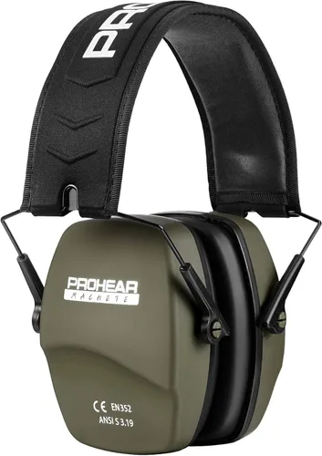 Miniatura 16 de PROHEAR 016 Protección Auditiva Orejeras de Seguridad para Tiro, NRR 26dB Reducción de Ruido Protector Auditivo Pasivo Delgado con Copas Auriculares