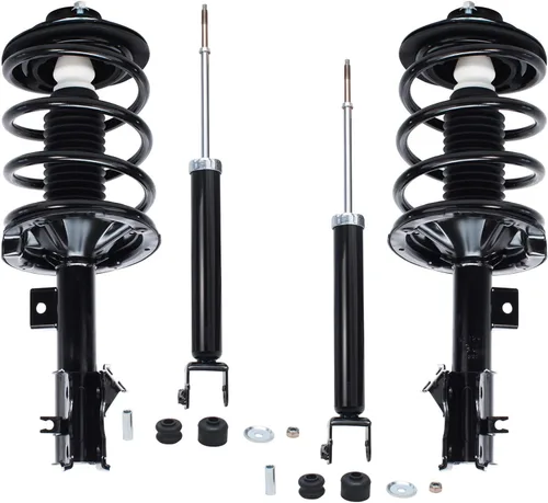 Miniatura 37 de Detroit Axle - Amortiguadores de puntales para Nissan Sentra 2007-2012 [Base S SL SR] Puntales delanteros completos con amortiguadores traseros