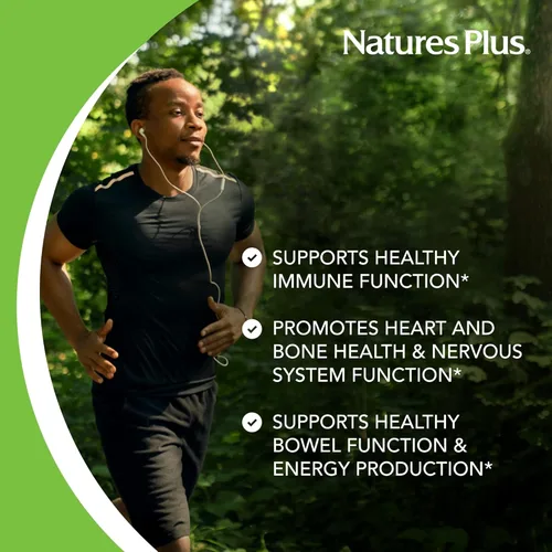 Miniatura 4 de NaturesPlus Magnesio - 200 mg, 180 Tabletas - Vegetariano, Sin Gluten - 180 Porciones
