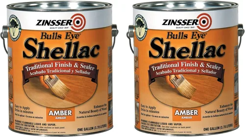 Miniatura 7 de Zinsser 408 Bulls Eye Shellac - Aerosol de acabado tradicional y sellador, 12 onzas, transparente