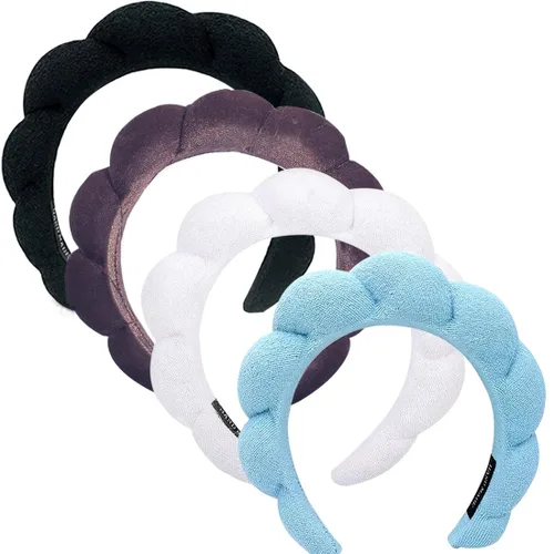 Miniatura 14 de Diademas de cuidado de la piel para el lavado facial, diademas de spa para lavar la cara, suaves diademas de cuidado de la piel y maquillaje