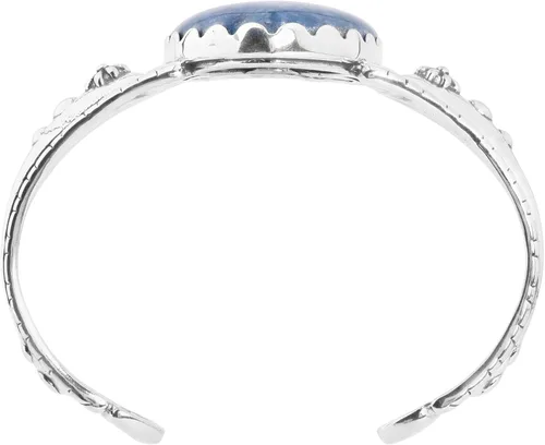 Miniatura 6 de Pulsera de plata de ley con piedras preciosas de flecha tamaño S M L Metal howlita