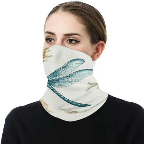 Miniatura 5 de UPF 50+ Sun Protection Neck Gaiter Elastic Bandana Outdoor Breathable Face Mask Dragonfly Cooling Face Cover Scarf Balaclava Fishing Mask Headband