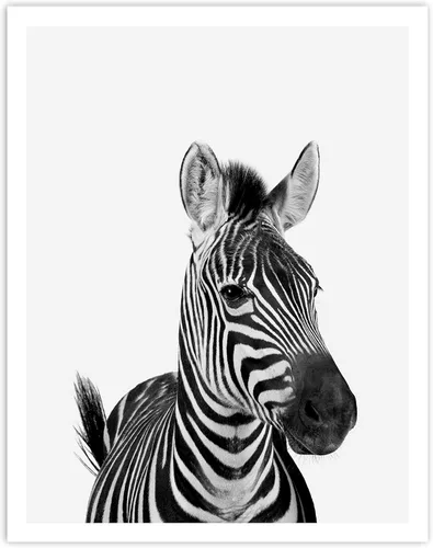Miniatura 5 de 4 Piece Safari Zoo Animal Nursery Set, Neutral Wall Decor, Kids Bedroom, Children's Room Animal Print Collage 4 Piece Set, 11 x 14 inches each