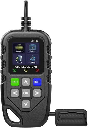 Herramienta de diagnóstico universal del escáner OBD II, lector de código de falla del motor de coche, herramienta de escaneo de diagnóstico, leer y