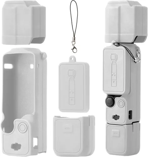 Miniatura 8 de Funda de silicona para osmo Pocket 3 Funda protectora para DJI Pocket 3 Protector de lente resistente a los arañazos Funda compatible con DJI OSMO