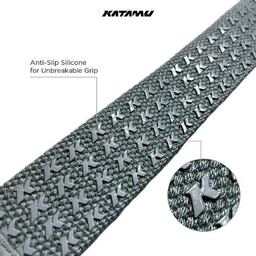 Miniatura 2 de Katamu Premium Weightlifting Straps — Heavy Duty Cotton Lifting Straps with Neoprene Padding for Deadlifts, Powerlifting and Strength Training, Men