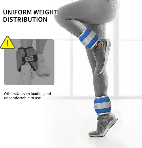Miniatura 3 de PROIRON Ankle Weights for Women, Leg Weights for Men, Ankle and Wrist Weights 2/4/6/8LBS，Reflective Arm Weights for Jogging，Gymnastics，Aerobics