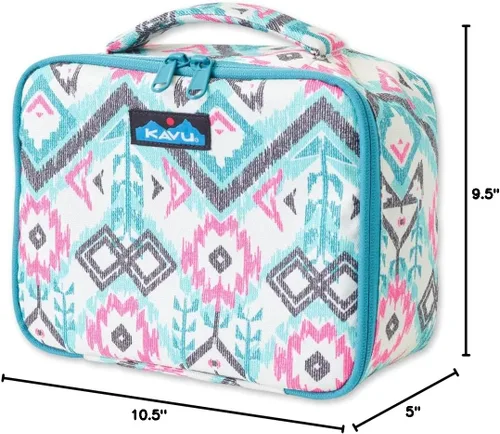 Miniatura 2 de KAVU Lonchera con aislamiento acolchado a prueba de fugas paquete de comida cruzada Island Ikat