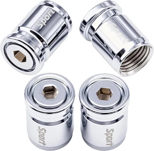 Miniatura 50 de Tapas de válvula de neumático, bala, aleación de aluminio, cubiertas universales a prueba de polvo para automóviles, SUV, camiones, bicicletas