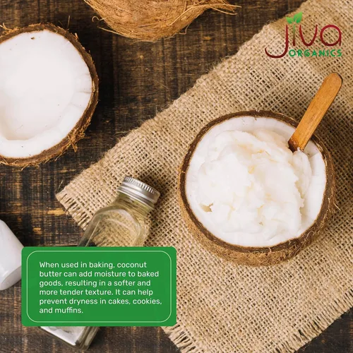 Miniatura 6 de Manteca de coco orgánica sin procesar, frasco de 16 onzas, de Jiva Organics