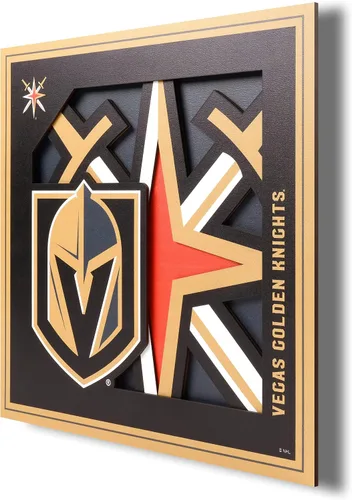 Miniatura 9 de YouTheFan Arte de Pared de la Serie de Logotipos en 3D de la NHL - 12x12