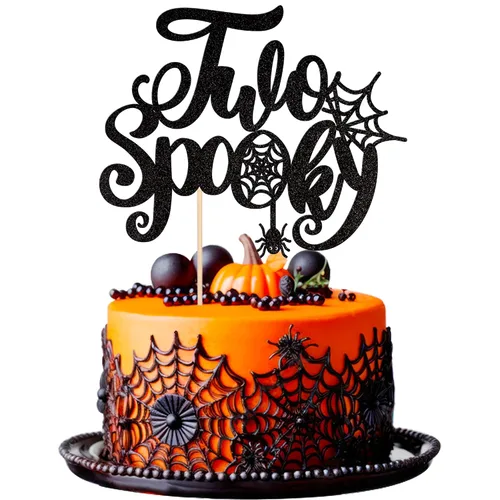 Miniatura 18 de 30 piezas de adornos para cupcakes con purpurina – Púas de cupcakes de Halloween para niños, cumpleaños, festival, fiesta, decoración de pasteles