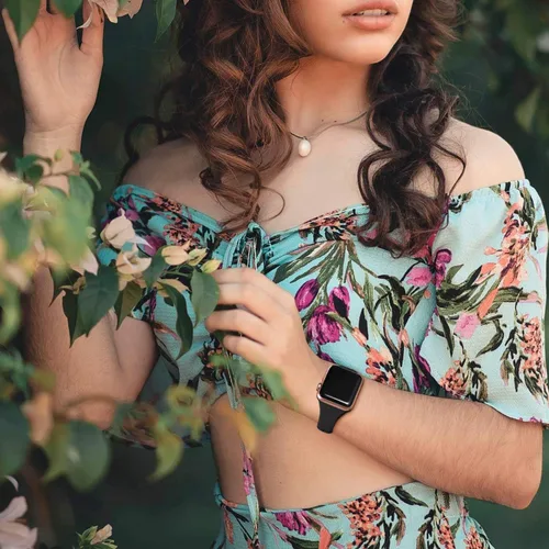 Miniatura 6 de Laffav correa delgada compatible con Apple Watch de 1.57 pulgadas, 1.49 pulgadas, 1.73 pulgadas, 1.65 pulgadas para mujeres y hombres, correa