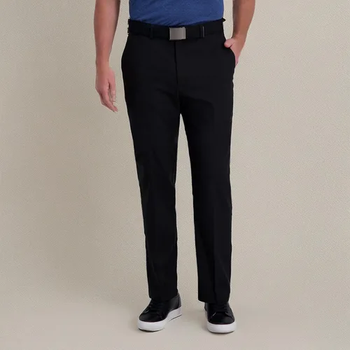 Miniatura 6 de Haggar Hombre Cool Right Performance Flex Solid Classic Fit Pantalón de parte delantera plana