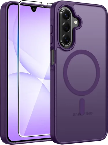 Miniatura 24 de FNTCASE Funda para iPhone 13 Pro: Fundas magnéticas translúcidas mate delgadas con protector de pantalla de vidrio templado